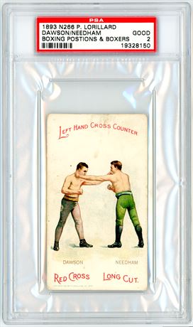 1893 N266 P Lorillard Dawson/Needham Boxing Positions & Boxers PSA 2 GOOD