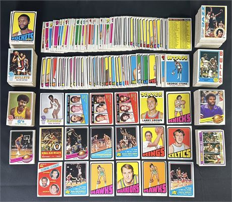 1972-1979 Topps Basketball Lot (Aprox 700) w/ Stars VG AVG READ