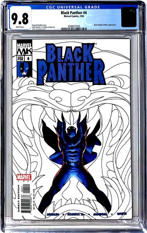 Black Panther #4 CGC 9.8 (2005) Black Knight and Rhino Appearance