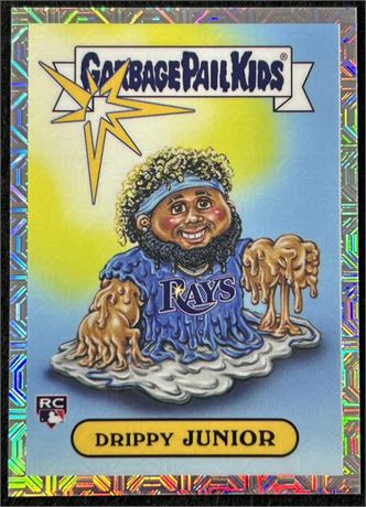 2024 Bowman Chrome Garbage Pail Kids "Drippy Junior" Junior Caminero RC Mojo