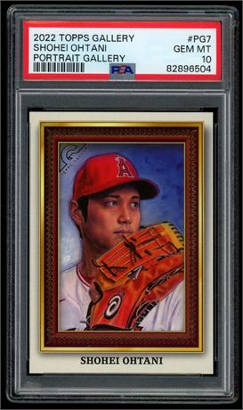 2022 Topps Gallery Shohei Ohtani Portrait Gallery PSA 10 GEMMT