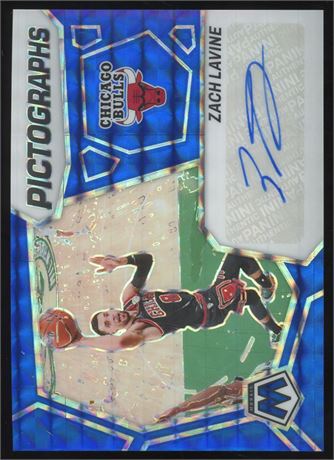 2023 Panini Mosaic Basketball Zach Lavine Auto 40/49