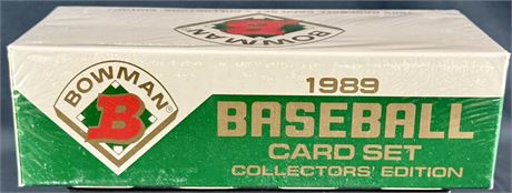 1989 Bowman Tiffany Baseball Complete Factory Sealed Set #0003703