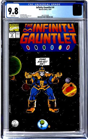 Infinity Gauntlet #4 CGC 9.8 (1991)