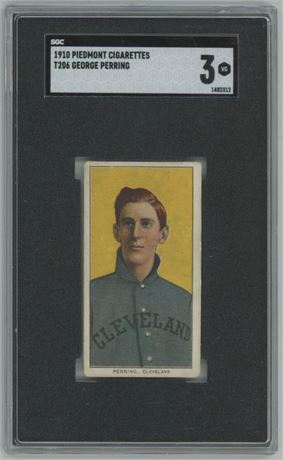 1909-11 T206 Piedmont George Perring SGC 3 VG