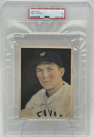 1936 R312 Bill Dickey PSA 3 VG