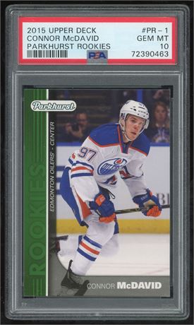 2015 Upper Deck Connor McDavid RC PSA 10 GEM MINT
