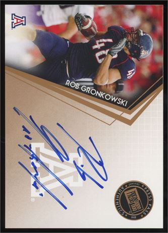 2010 Press Pass Rob Gronkowski Auto