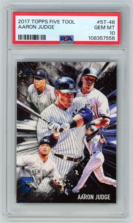 2017 Topps Five Tool Aaron Judge PSA 10 GEM MINT