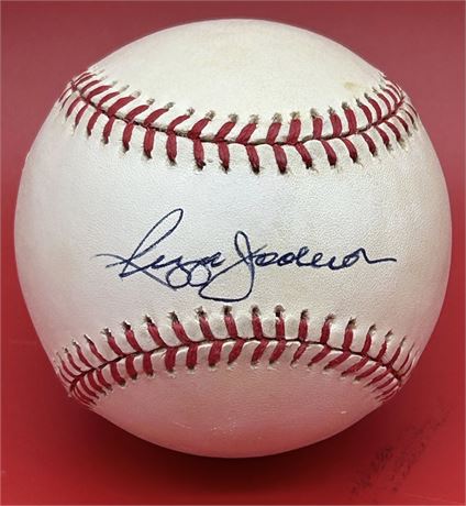 Reggie Jackson Signed Official American League Baseball JSA