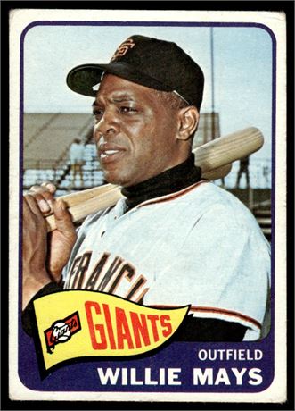 1965 Topps #250 Willie Mays GOOD+ (READ)