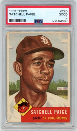 1953 Topps #220 Satchell Paige PSA 2 GOOD