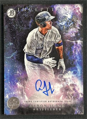 2016 Bowman Inception Aaron Judge Prospect Autograph