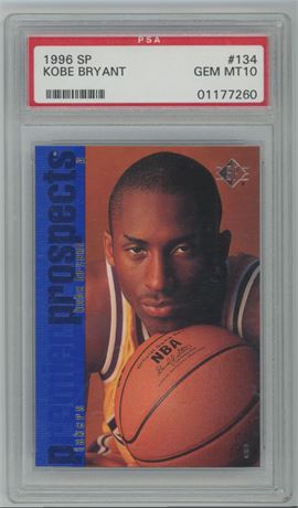 1996 SP #134 Kobe Bryant PSA 10 GEM MINT