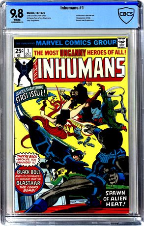 Inhumans #1 CBCS 9.8 (1975) 1st Appearance of India
