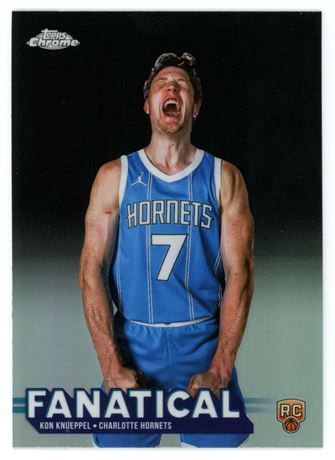2025 Topps Chrome Kon Knueppel RC Fanatical Photo Variation SSP