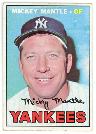 1967 Topps #150 Mickey Mantle VG