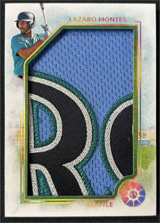 2024 Panini Boys of Summer Rookie Jersey Jumbo Patch Lazaro Montes 5/5