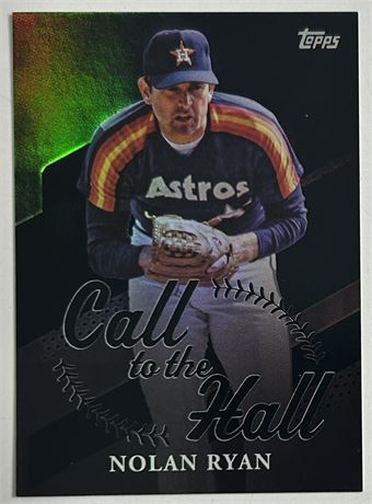 2025 Topps 8/10 Nolan Ryan Call to the Hall