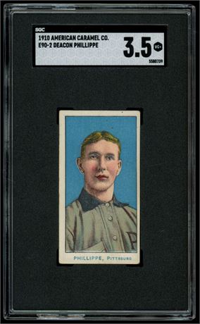 1910 E90-2 American Caramel Co Deacon Phillippe SGC 3.5 VG+