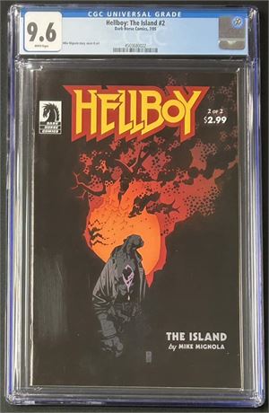 Hellboy: The Island #2 (2005) CGC 9.6