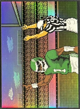 2025 Topps Chrome Jalen Hurts Tecmo Super Bowl Refractor SSP