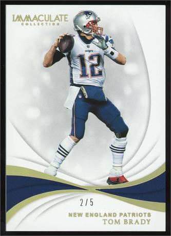 2019 Immaculate Tom Brady 2/5