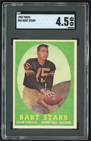 1958 Topps #66 Bart Starr SGC 4.5 VG-EX+