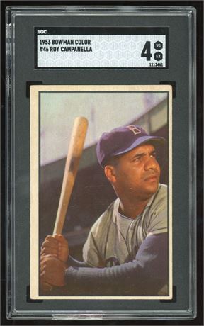 1953 Bowman Color #46 Roy Campanella SGC 4 VGEX