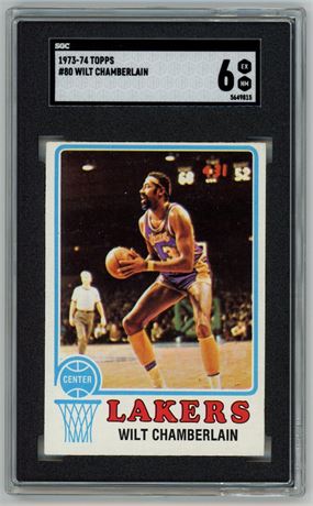 1973 Topps #80 Wilt Chamberlain SGC 6 EXMT