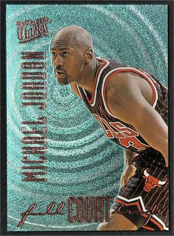 1996 Fleer Ultra Full Court Trap Michael Jordan