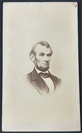 1850-1880 Carte de Viste Abraham Lincoln RARE