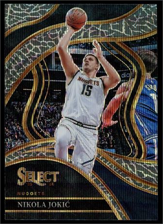 2023 Panini Select #232 Nikola Jokic SP Elephant Prizm Courtside