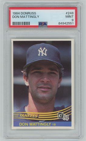 1984 Donruss #248 Don Mattingly RC PSA 9 MINT