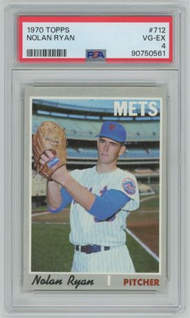 1970 Topps #712 Nolan Ryan PSA 4 VGEX