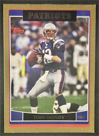 2006 Topps #150 Tom Brady Gold 423/2006