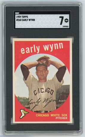 1959 Topps #260 Early Wynn SGC 7 NM
