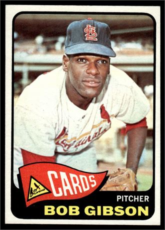 1965 Topps #320 Bob Gibson EX-EXMT