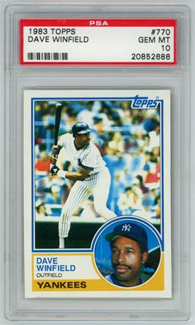 1983 Topps #770 Dave Winfield PSA 10 GEM MINT
