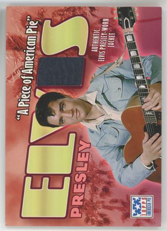 2002 Topps American Pie Elvis Presley Authentic Worn Jacket