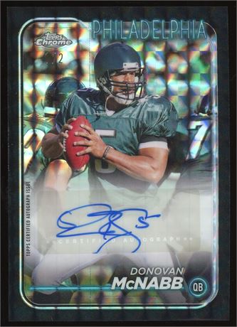 2024 Topps Chrome Donovan McNabb Auto 1/2