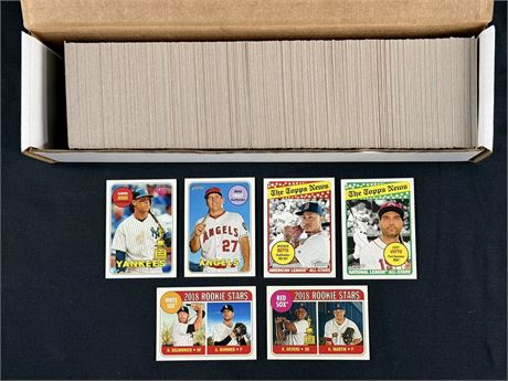 2018 Topps Heritage Series 1 Complete Set (1-500) w/ Judge