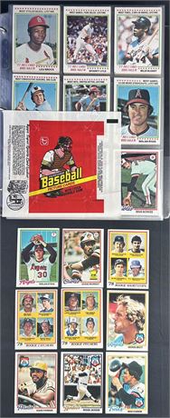 1978 Topps Baseball Complete Set (1-726) w/ Wax Wrapper EX AVG READ