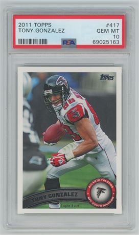 2011 Topps #417 Tony Gonzalez PSA 10 Gem Mint