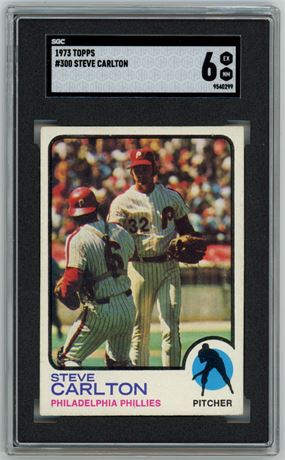 1973 Topps #300 Steve Carlton SGC 6 EXMT