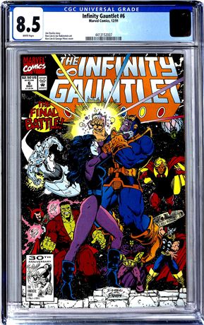 Infinity Gauntlet #6 CGC 8.5 (1991)
