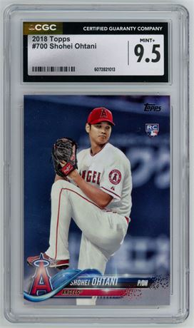 2018 Topps Series 2 #700 Shohei Ohtani RC CGC 9.5 MINT+