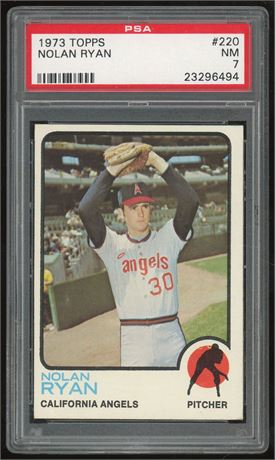1973 Topps #220 Nolan Ryan PSA 7 NM