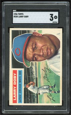 1956 Topps #250 Larry Doby SGC 3 VG