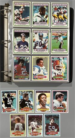 1980 Topps Football Complete Set (1-528) NMMT AVG w/ Simms & O. Anderson RC's